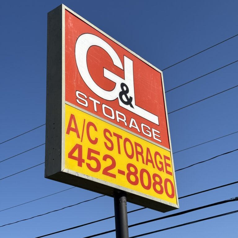 g and l storage sign 2
